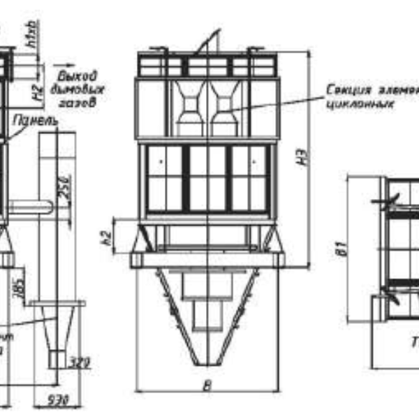 Циклон БЦ-512-Р-3-(12x6)